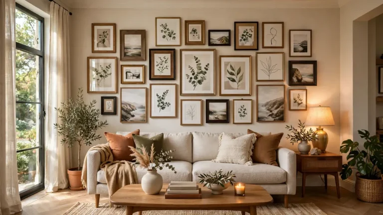 living room gallery wall ideas