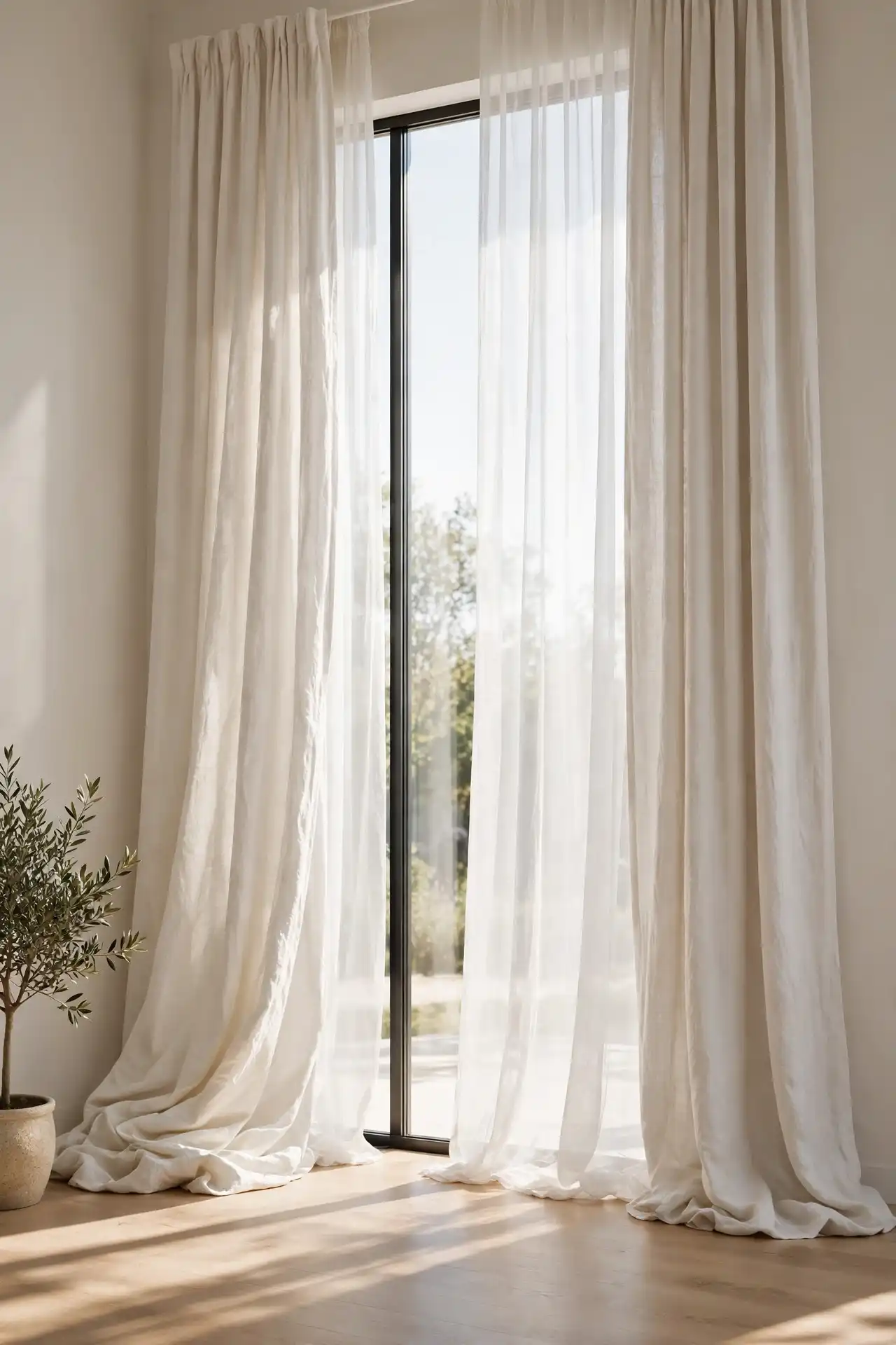 Soft Window Drapes