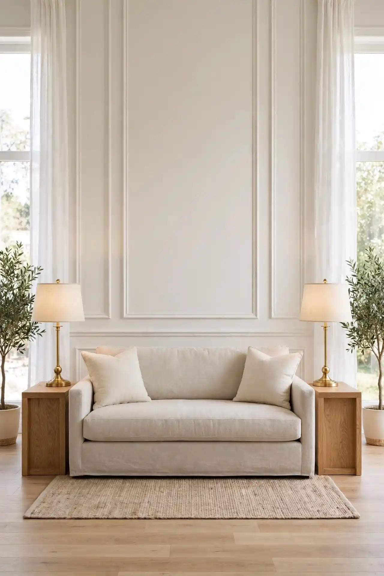 Symmetrical Sofa Styling