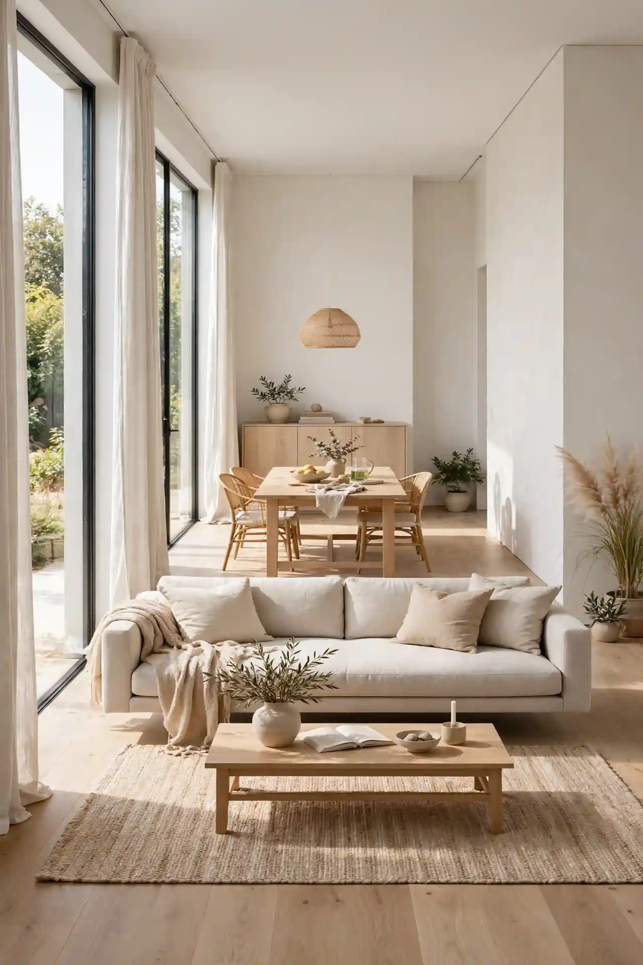 Floating Sofa Zones for long narrow living room layout ideas
