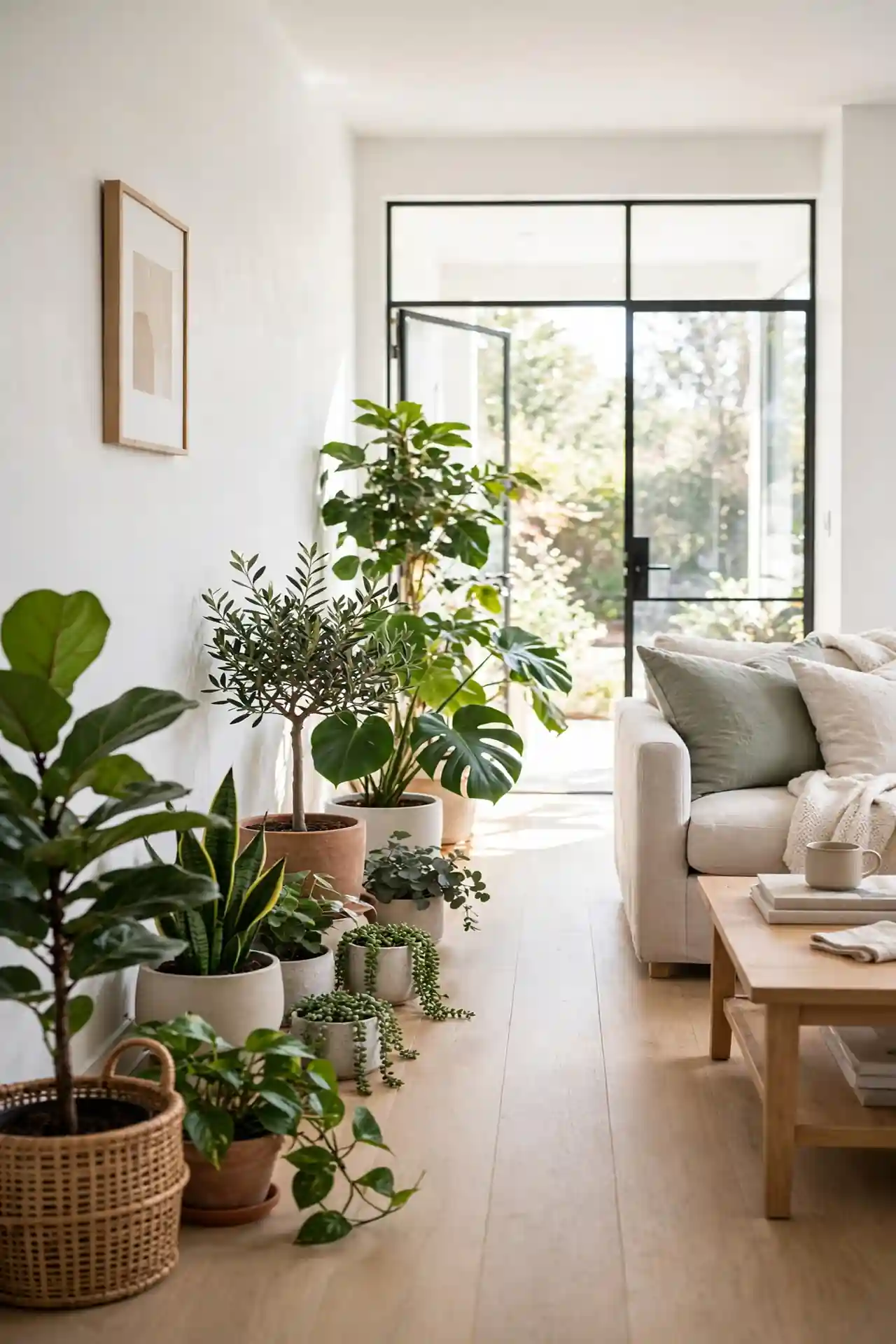 Plant Lined Path