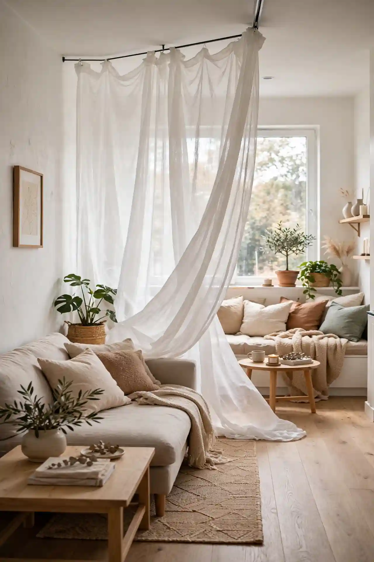 Zone With Curtains