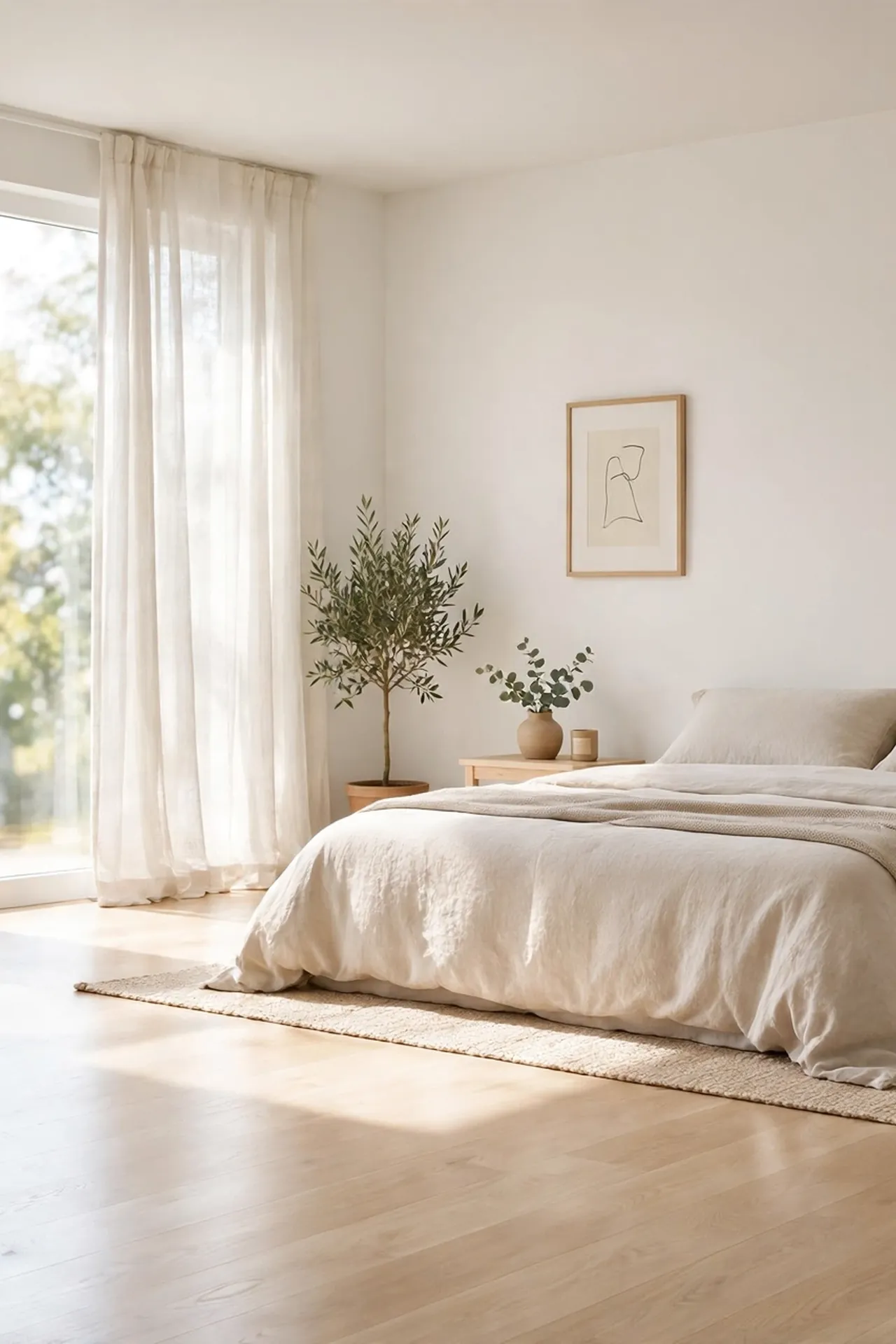 Tall Headboard Illusion