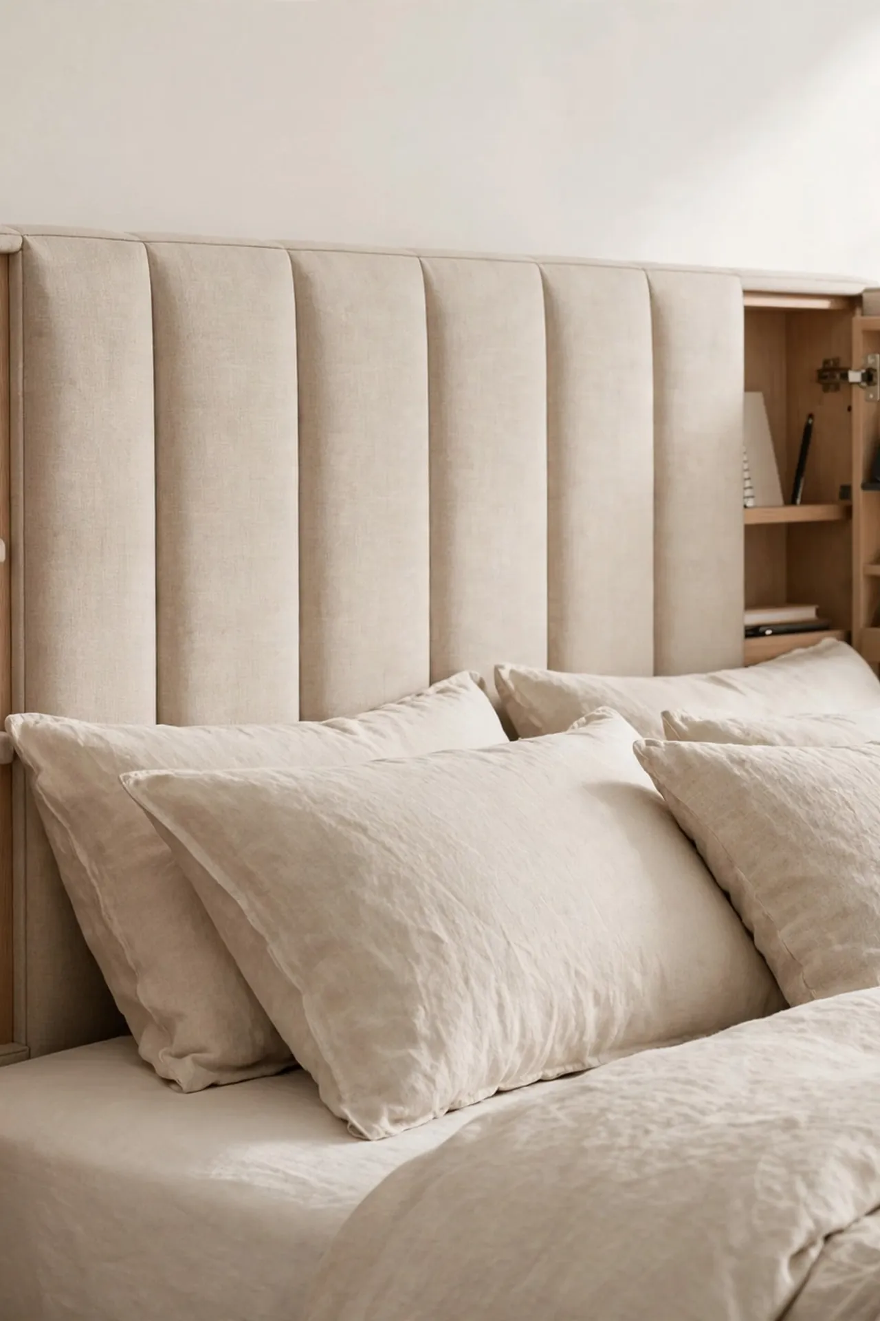 Hidden Headboard Compartments