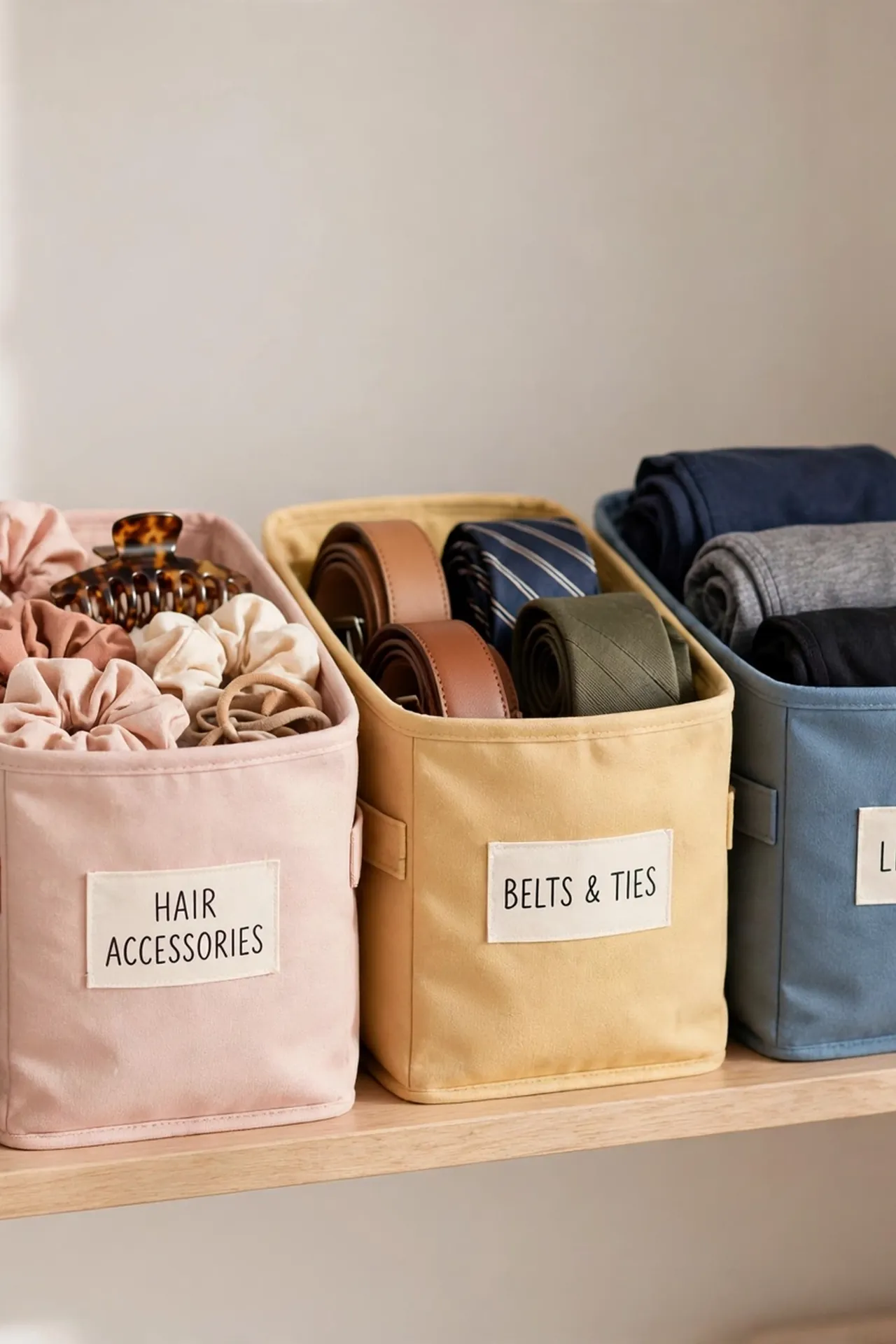 Stackable Fabric Bins