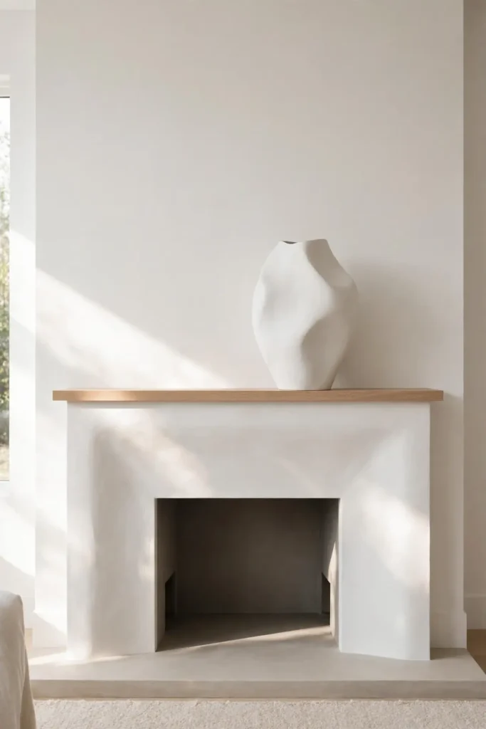 Minimalist mantel decor ideas