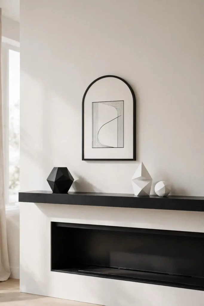 Modern mantel decor ideas