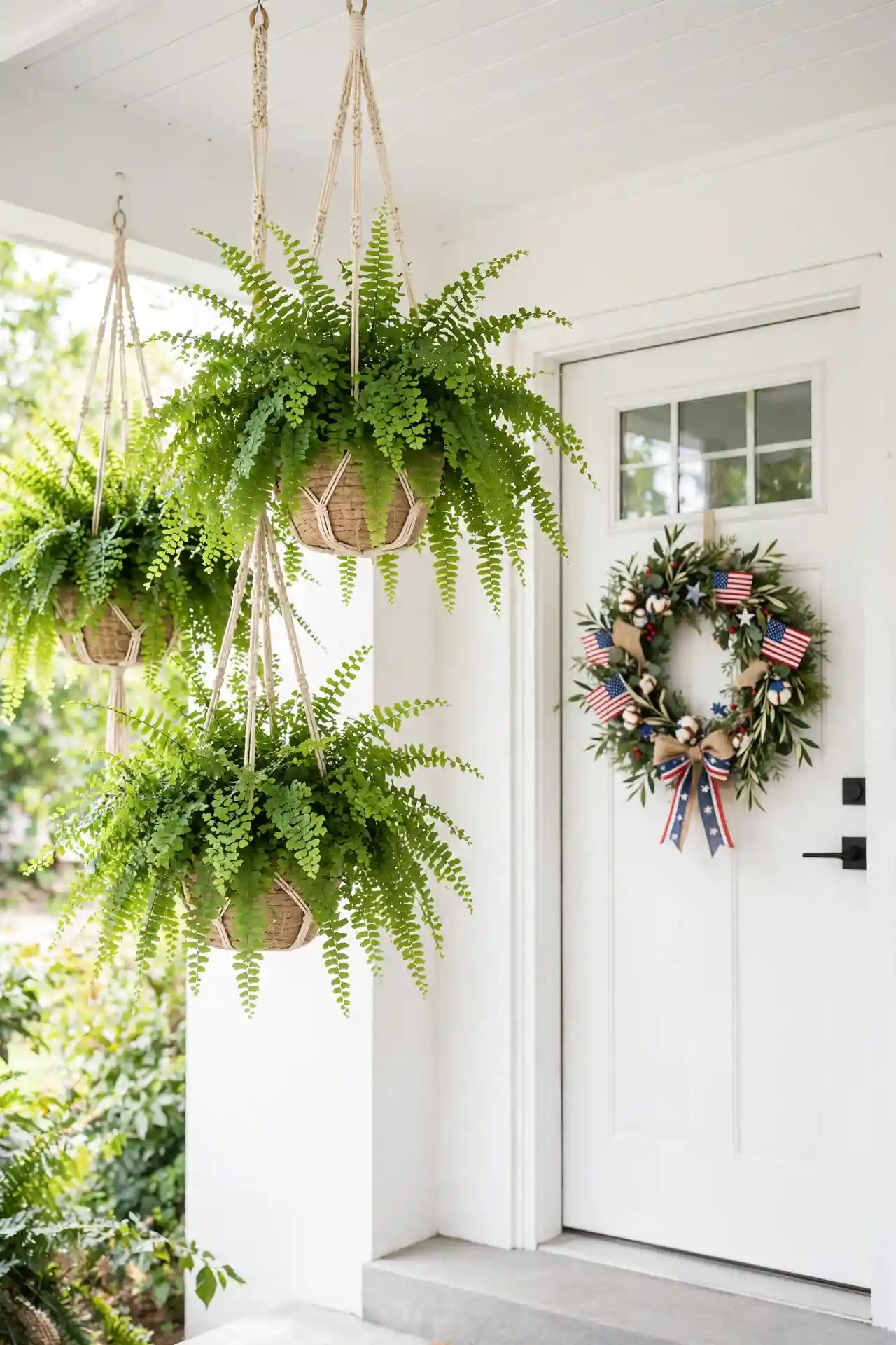 Hanging Fern Baskets