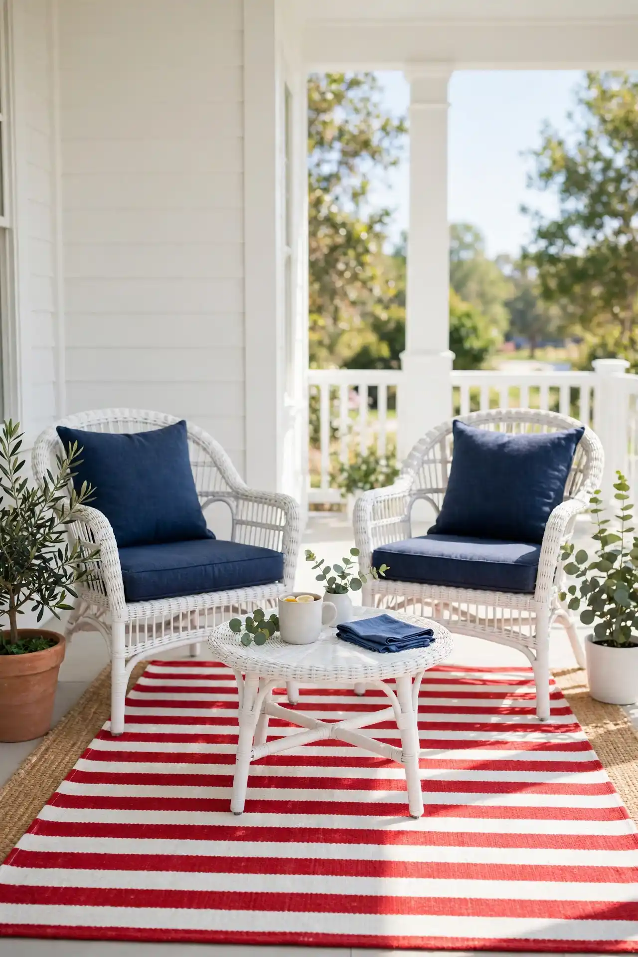 Striped Outdoor Rug