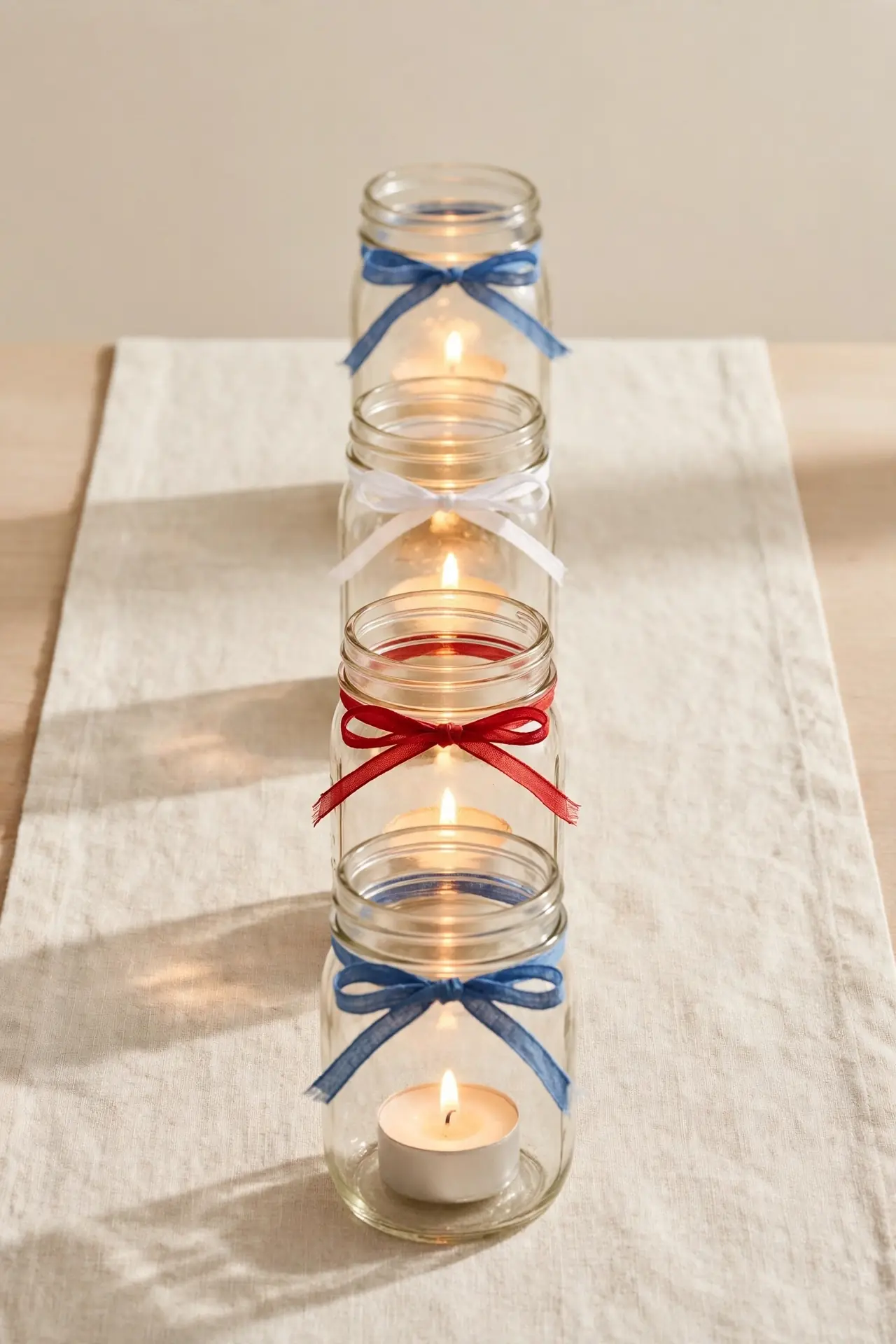 Candlelit Mason Jars