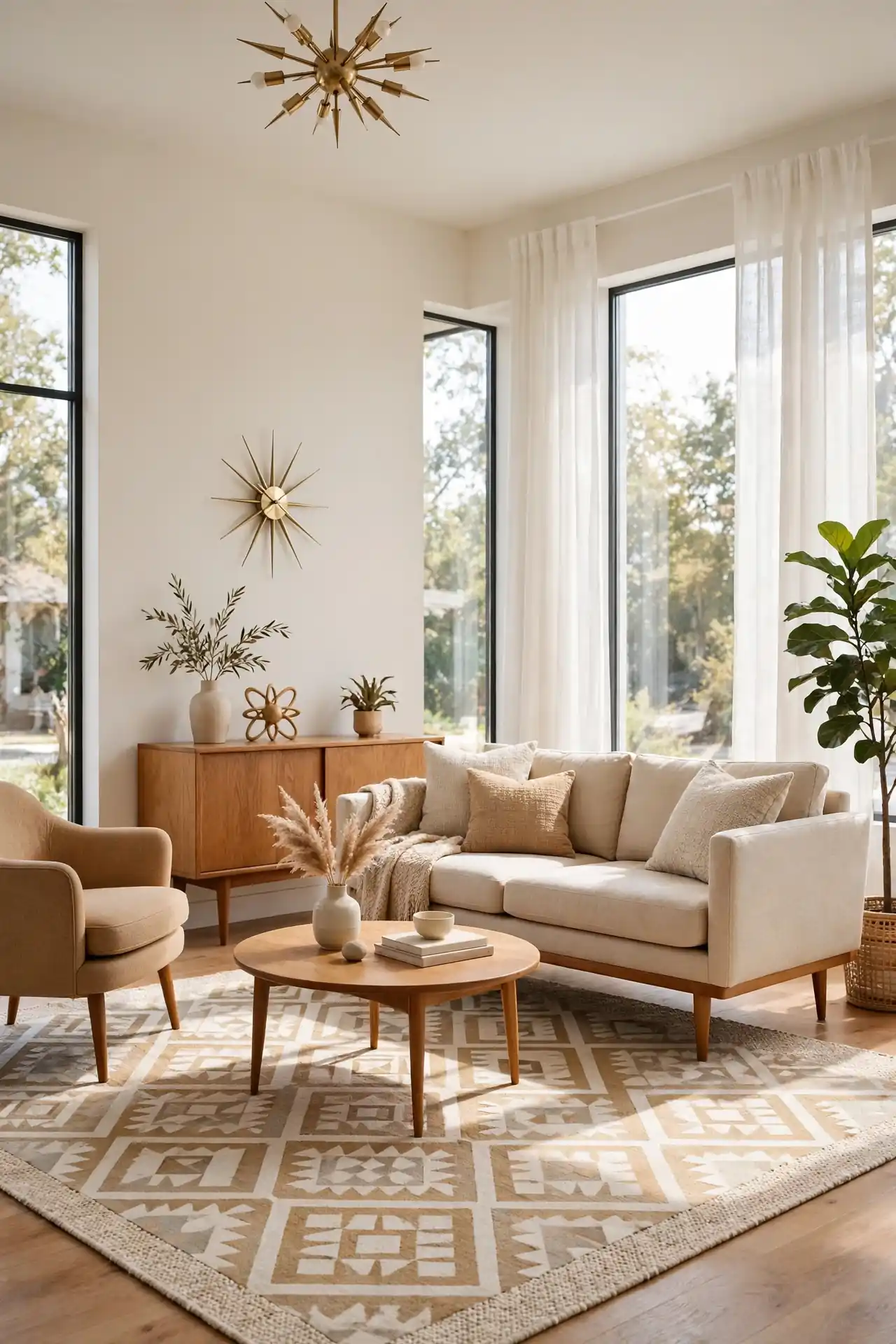 Geometric Rug Pattern
