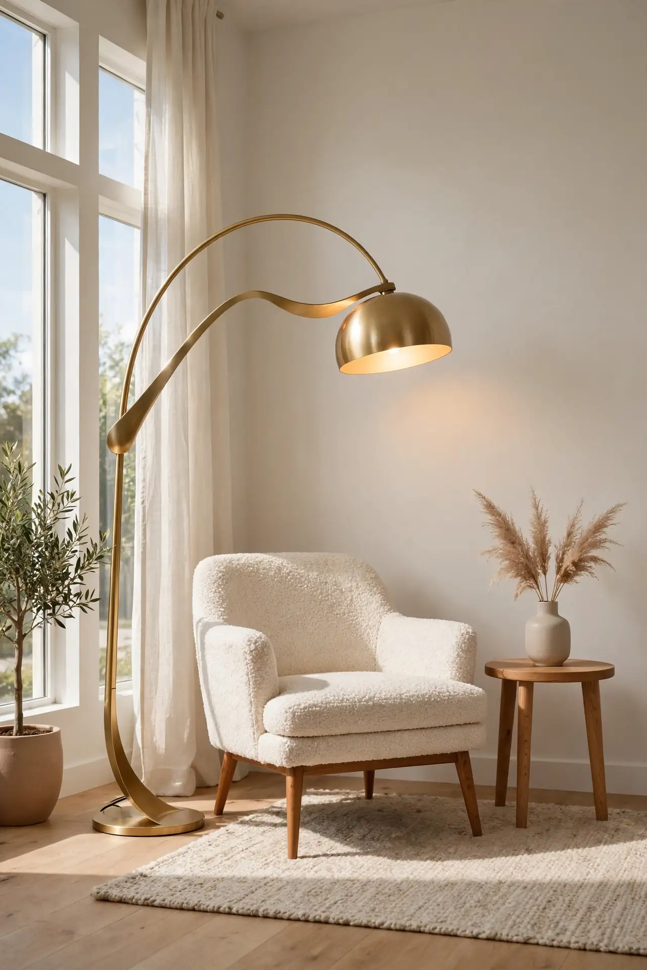 Sculptural Floor Lamp