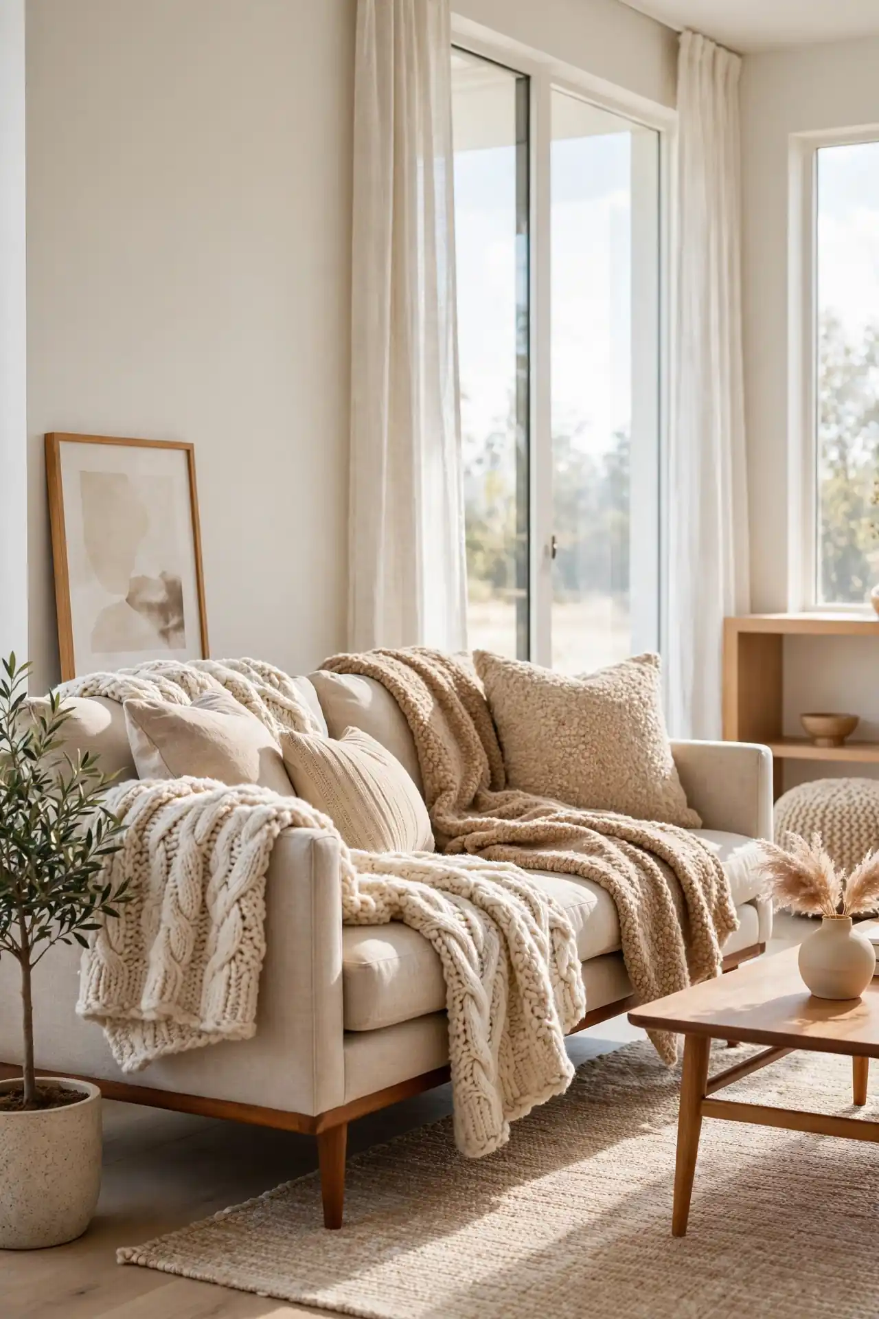 Textured Throw Layers