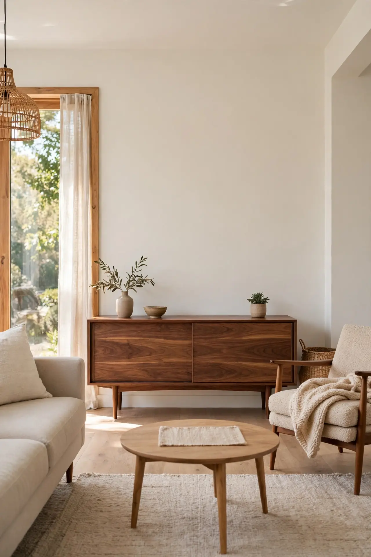 Warm Walnut Media Console