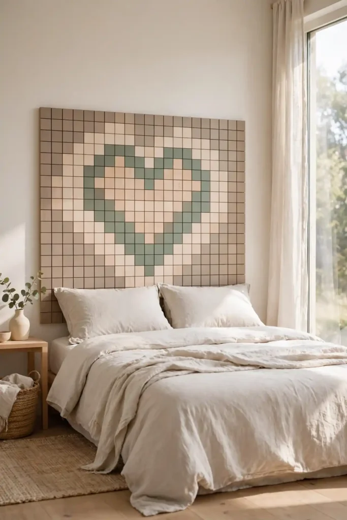 Pixel Art Headboard DIY