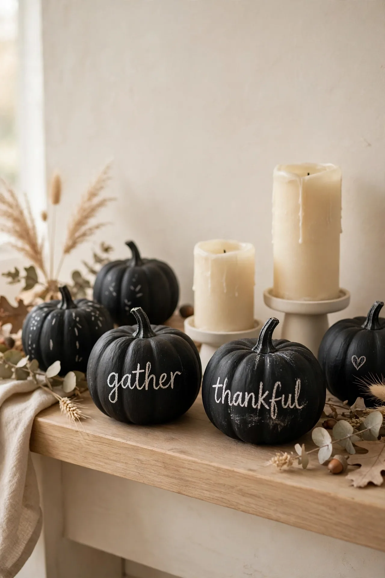 Chalkboard Message Pumpkins