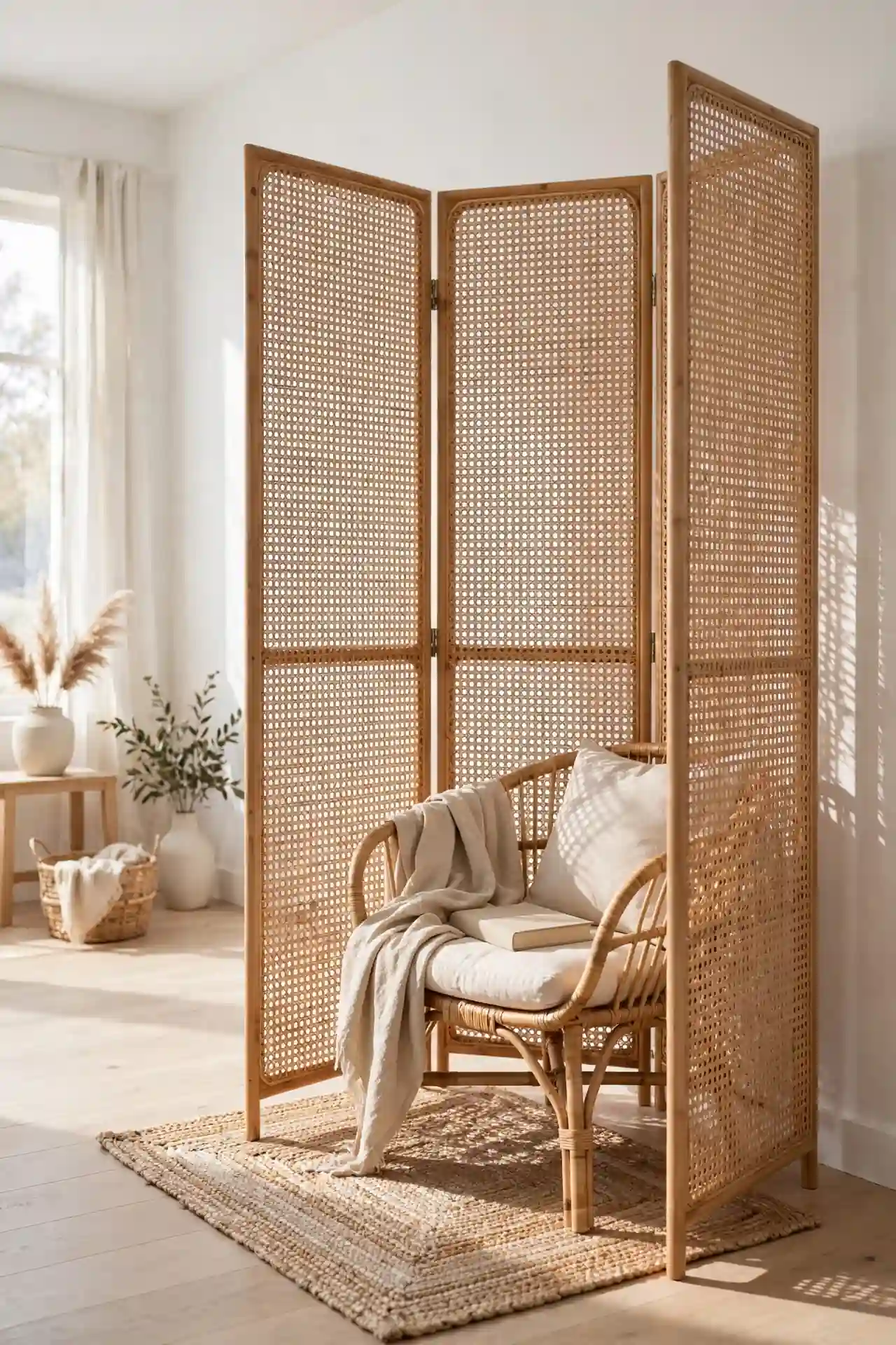 Cane Room Divider