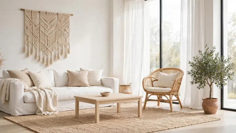 minimalist bohemian living room ideas