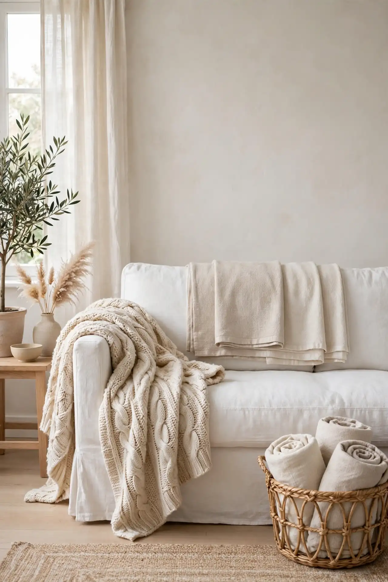 Layered Throw Blankets