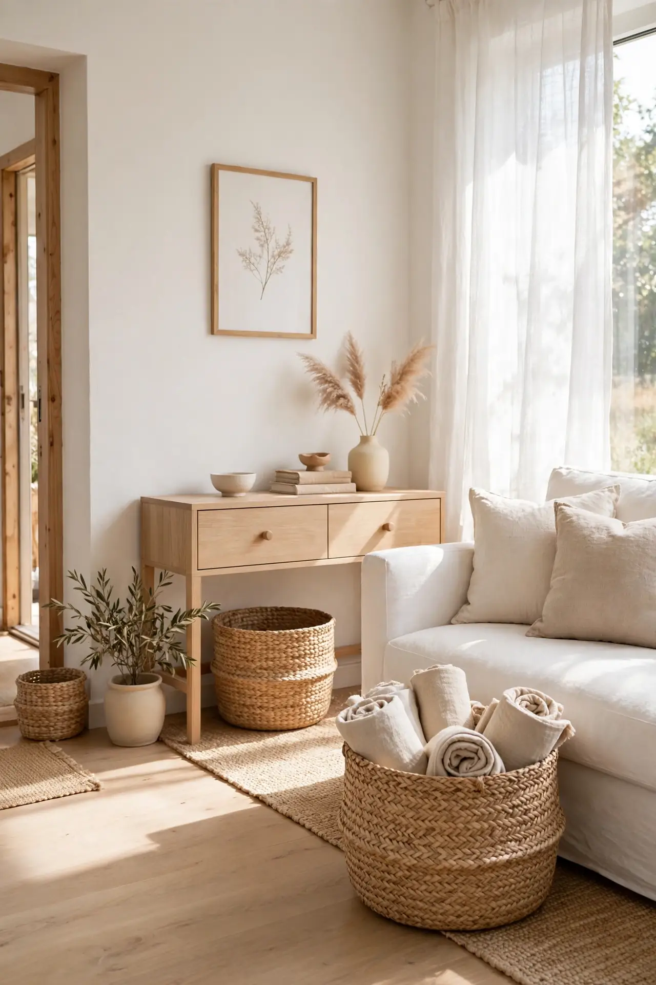 Woven Basket Storage
