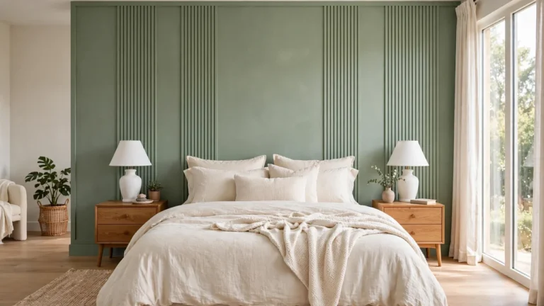 modern bedroom accent wall colors