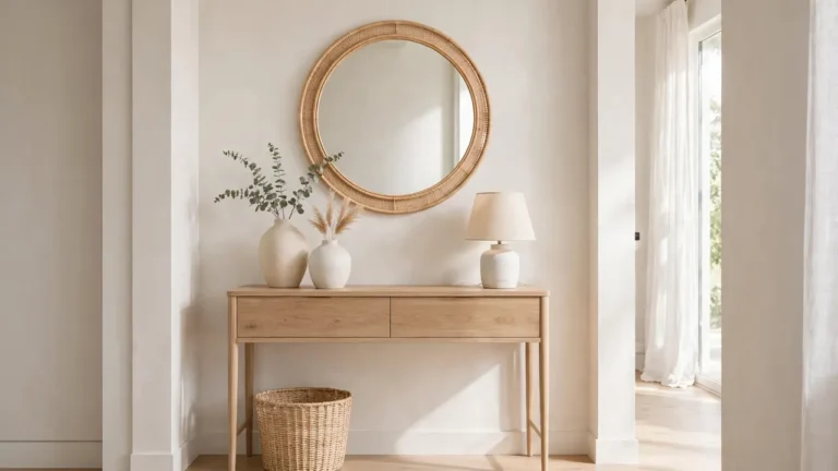 modern entryway console table decor