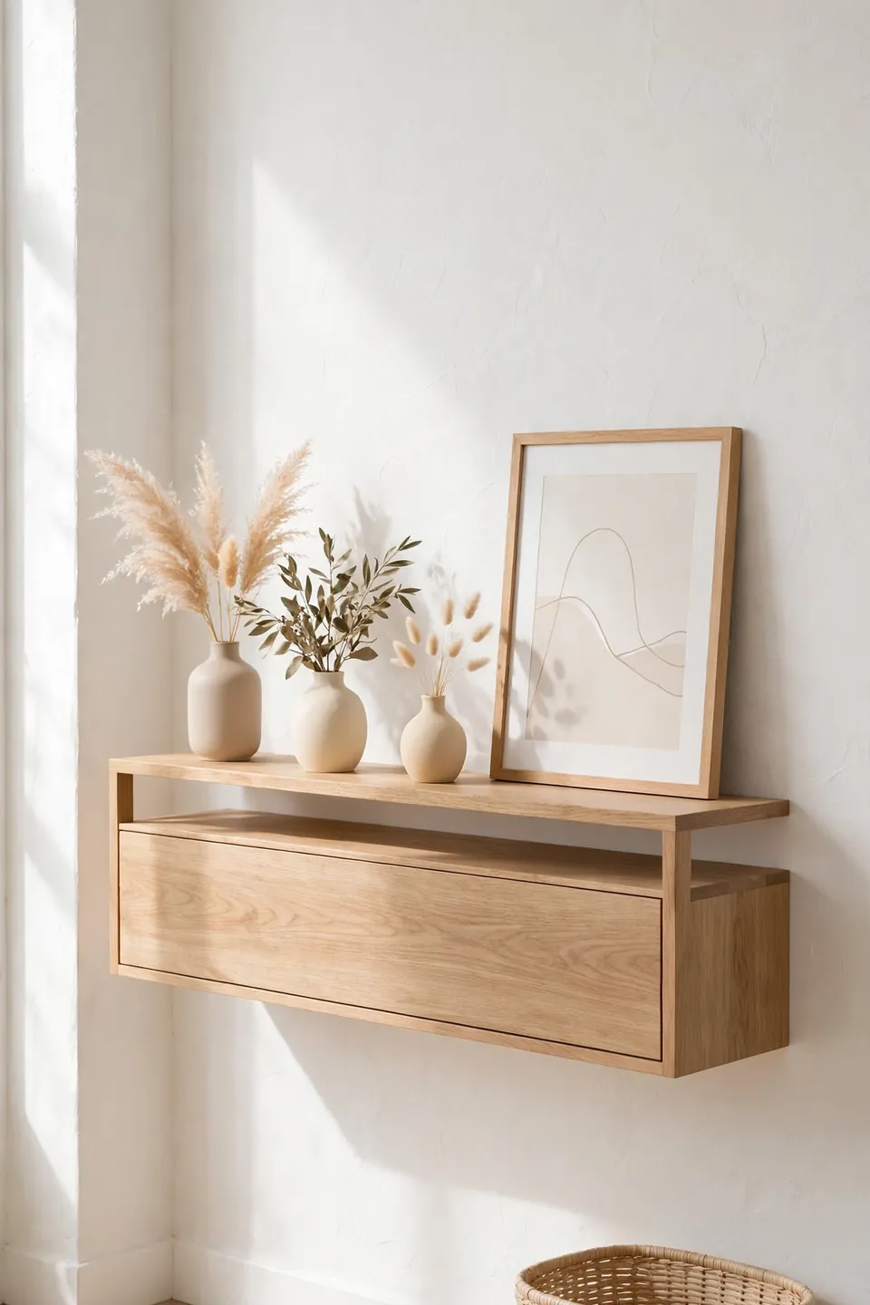 Floating Shelf Console