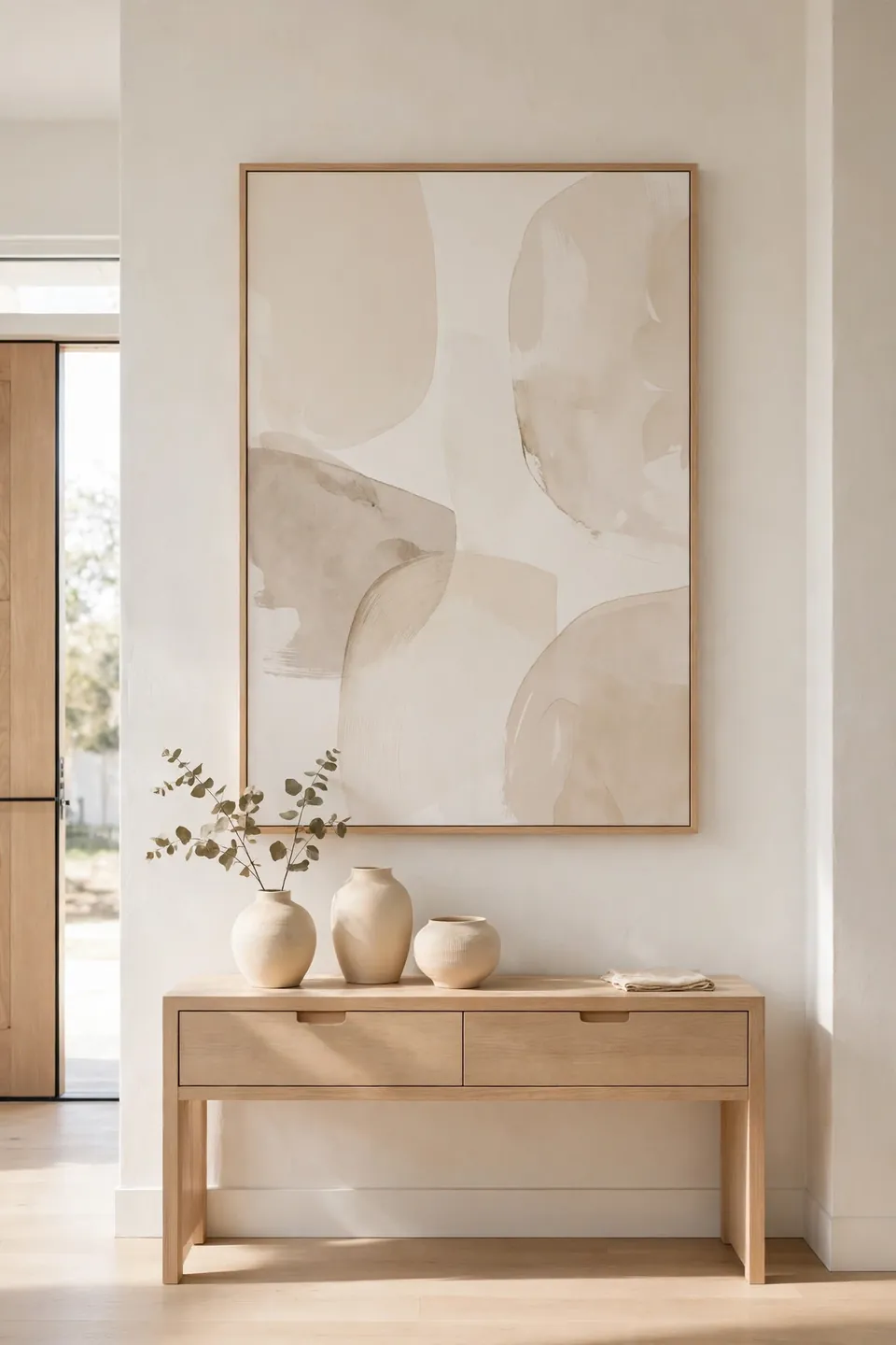 Oversized Art Above