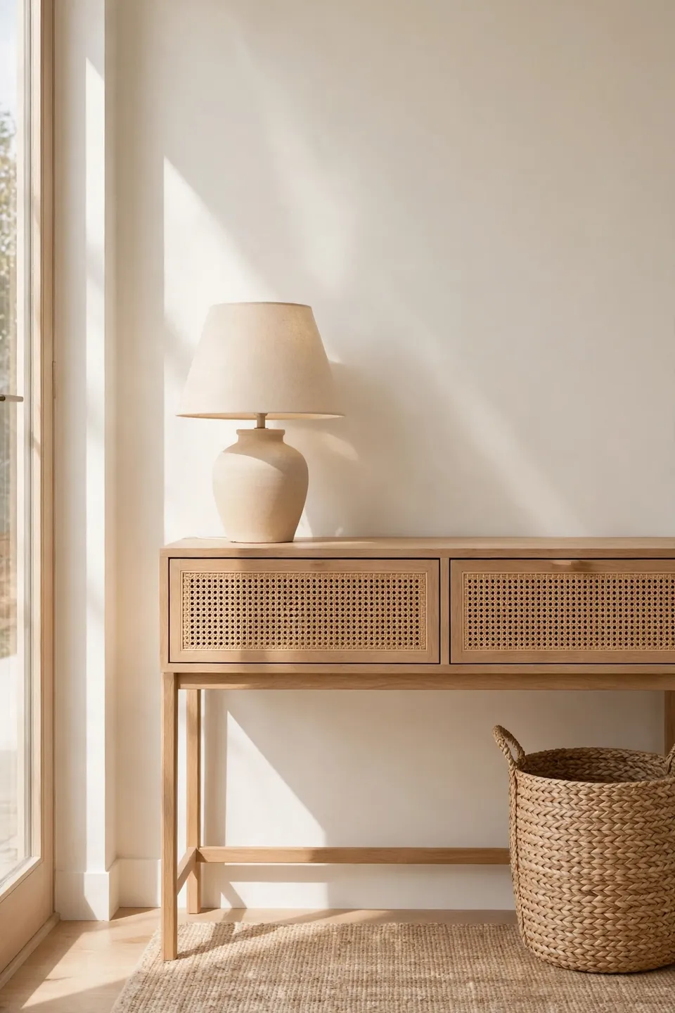 Rattan Front Drawers