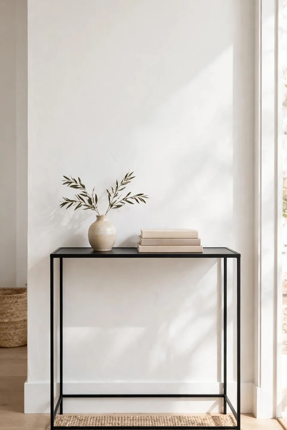 Sleek Black Console