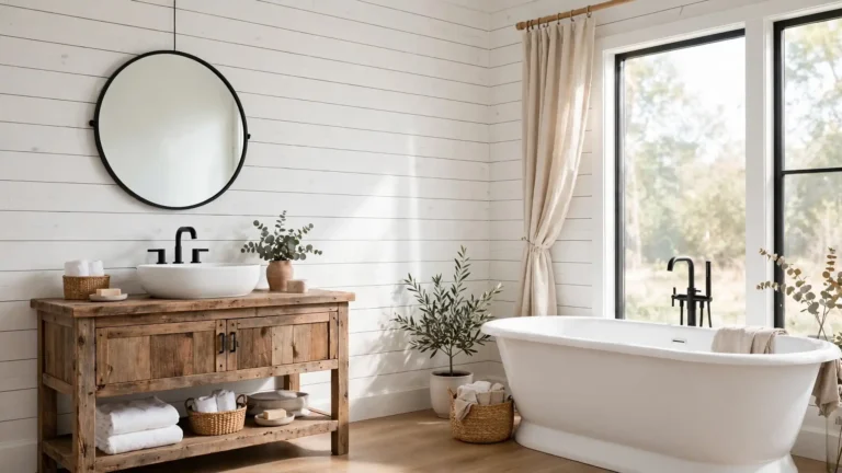 modern farmhouse bathroom decorating ideas