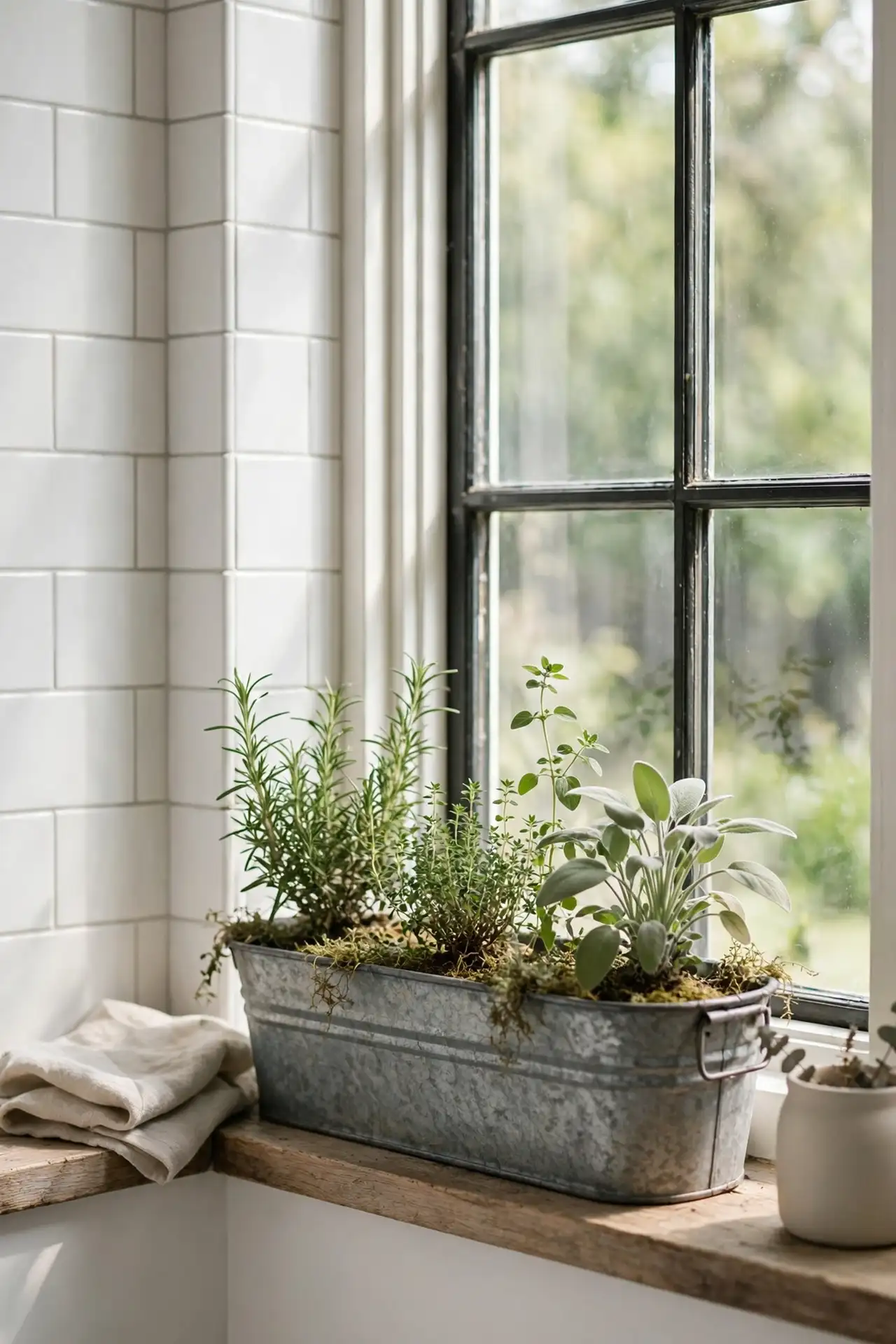 Galvanized Planter Trough