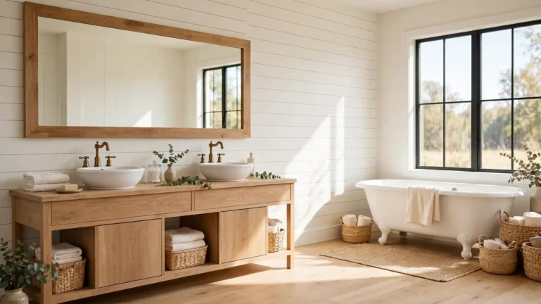 20 Modern Farmhouse Bathroom Ideas for Timeless Rustic Charm