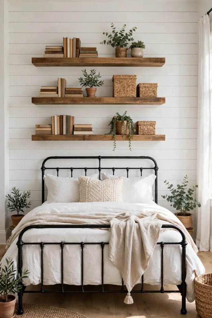 Shiplap Wall Shelves