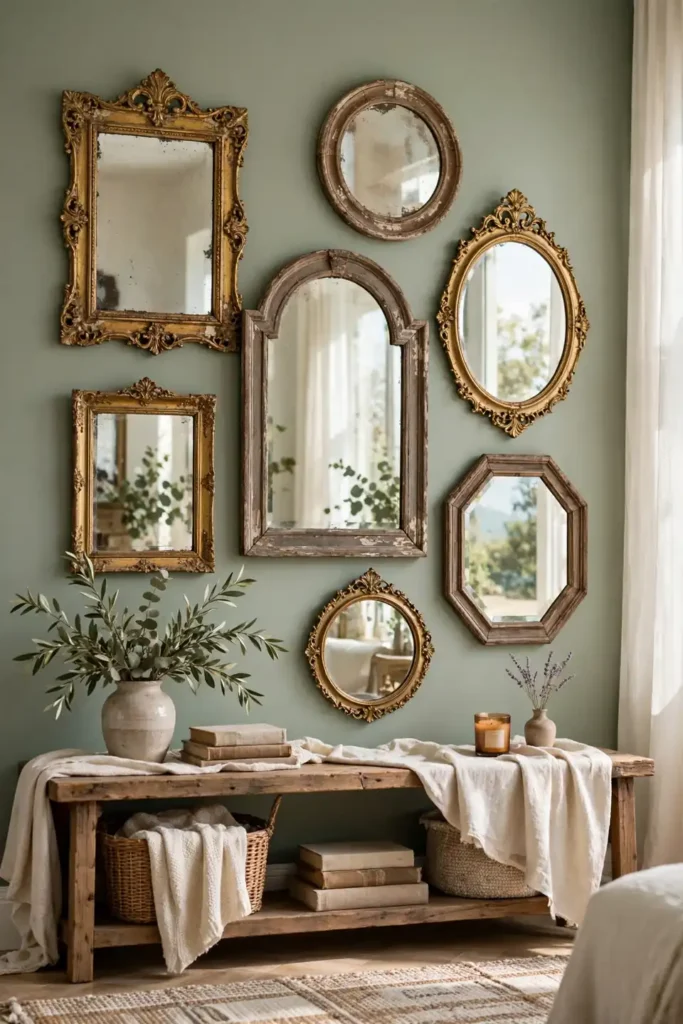 Antique Mirror Grouping
