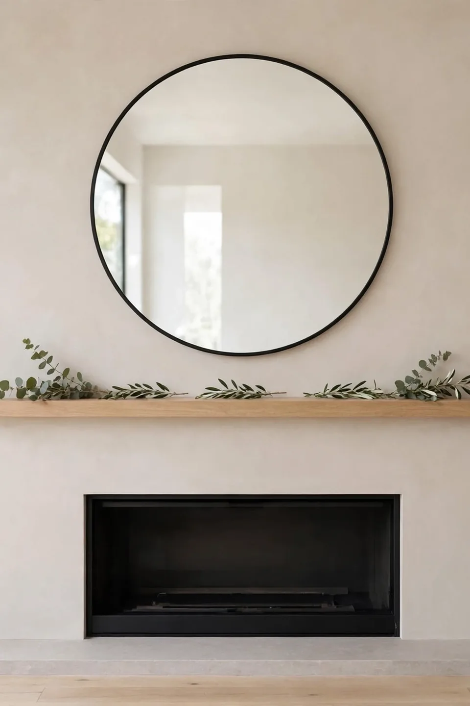 Mirror Above Mantel