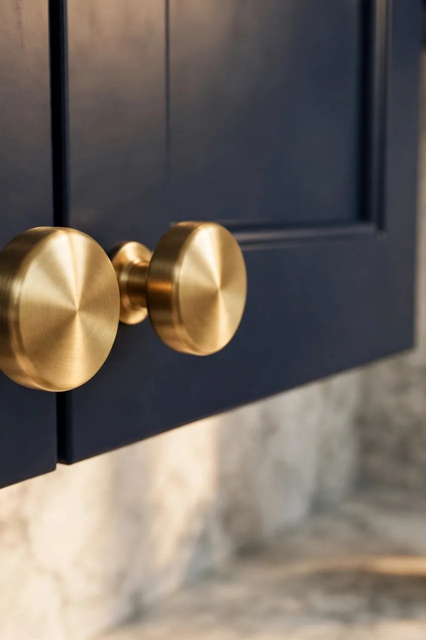Brushed Brass Knobs