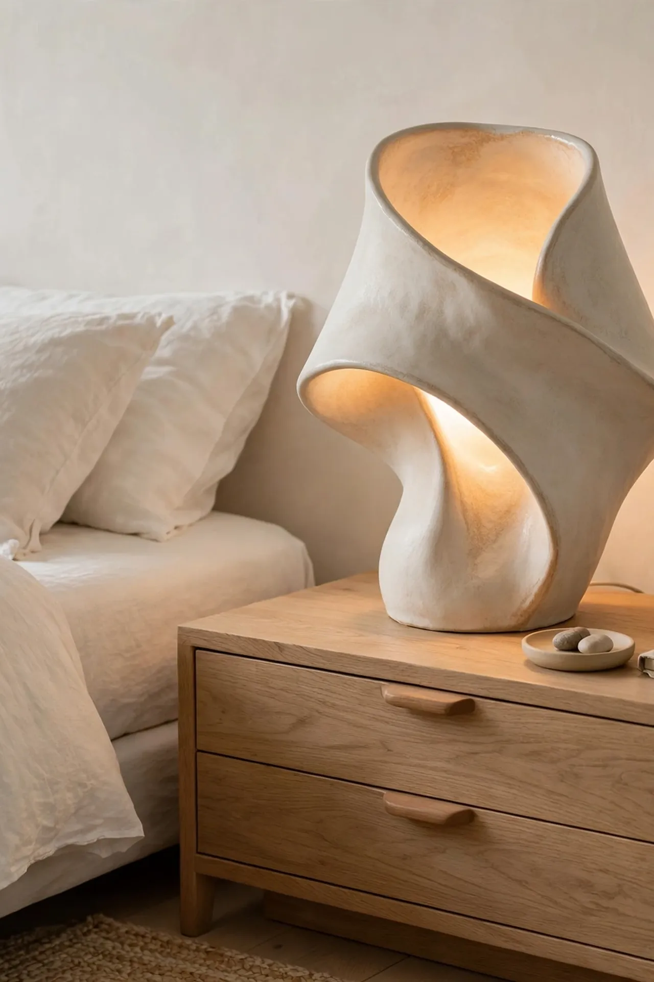 Sculptural Table Lamp