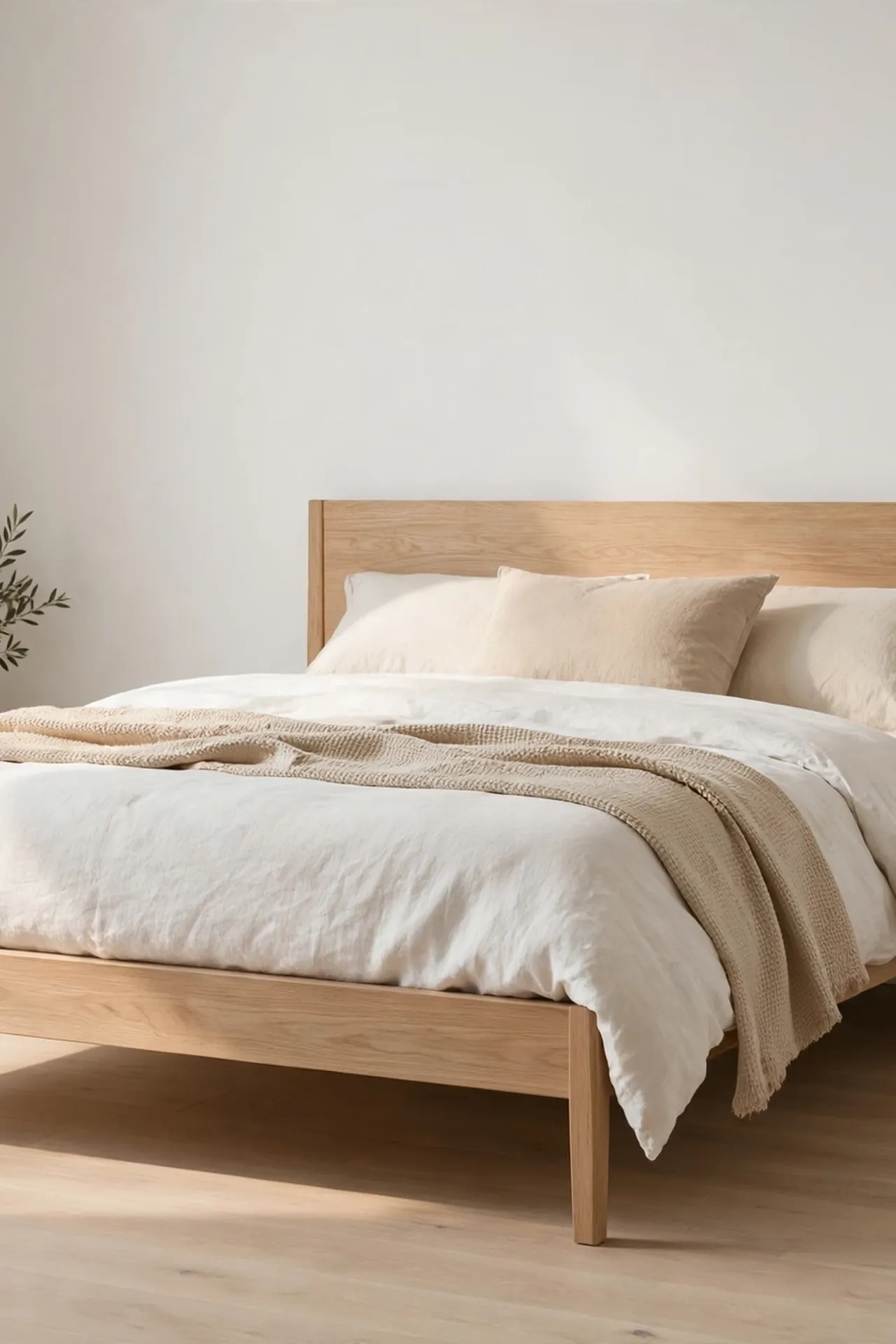Soft Oak Bed Frame