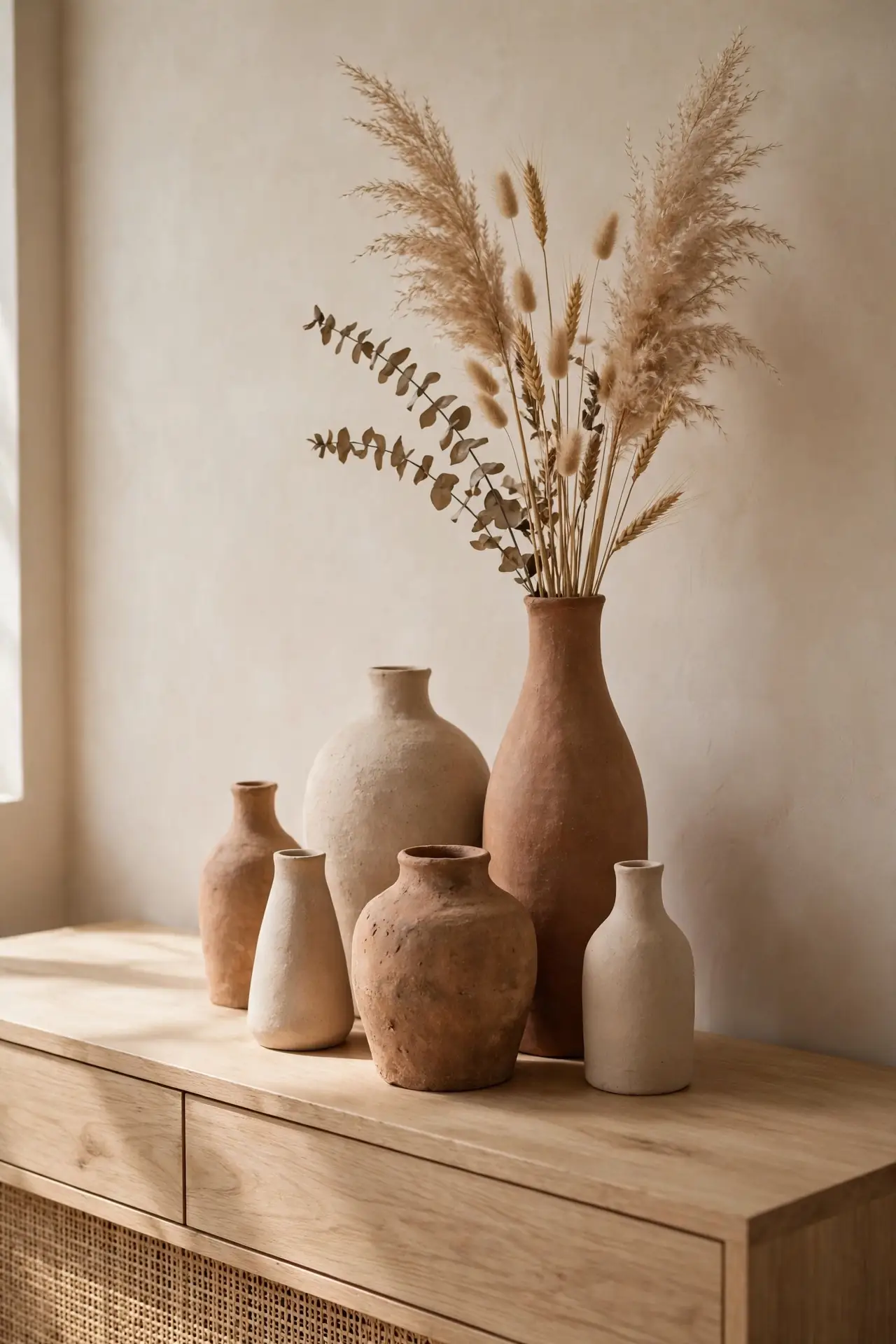 Clay Vase Cluster