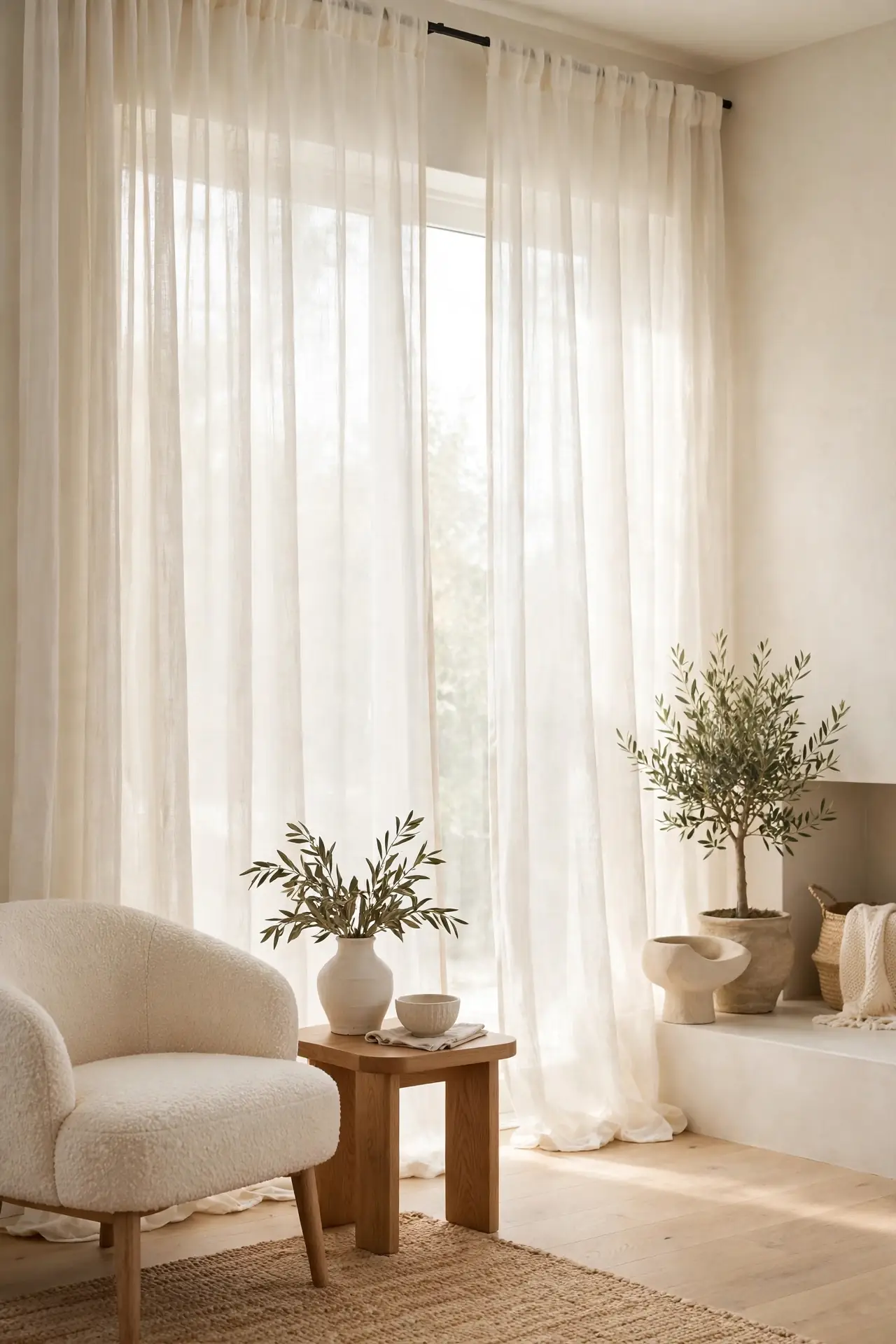 Sheer Linen Curtains
