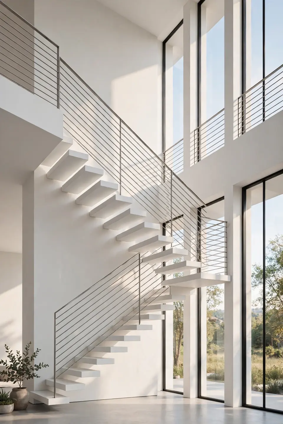 Floating Stair Rods