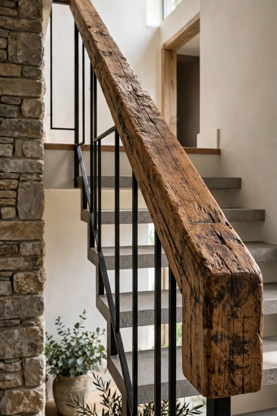 Reclaimed Beam Rails