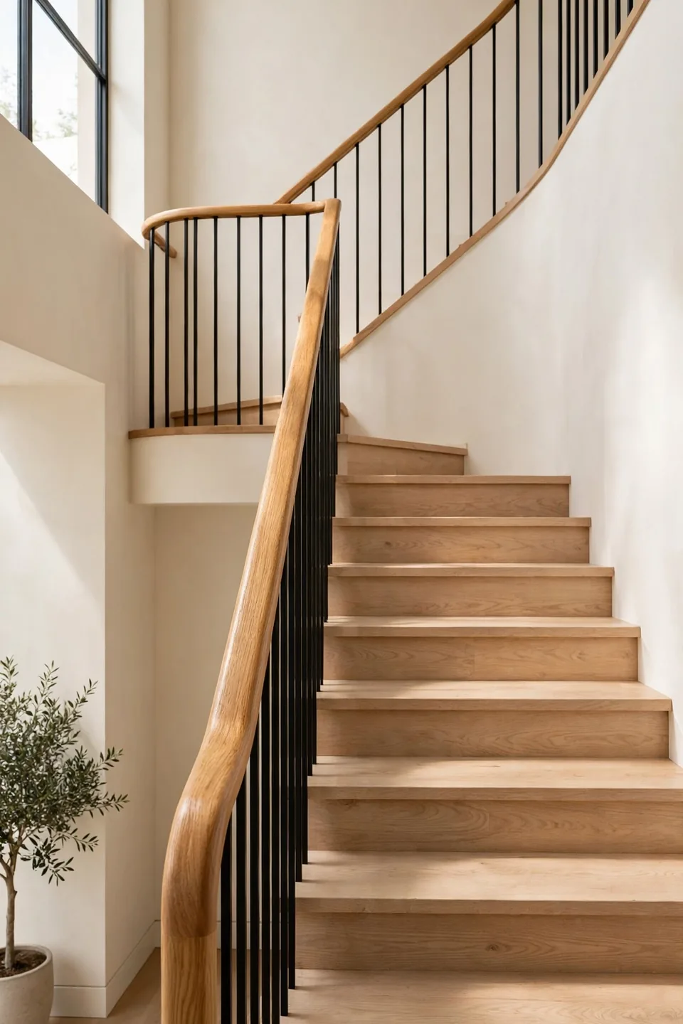 Warm Wood Handrails