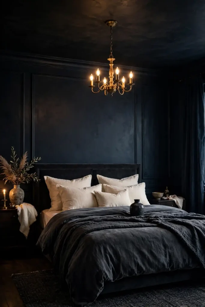 Brass Chandelier Glow