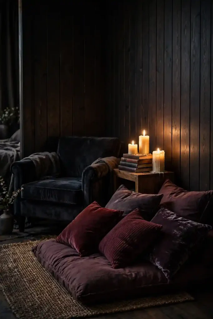 Candlelit Reading Nook