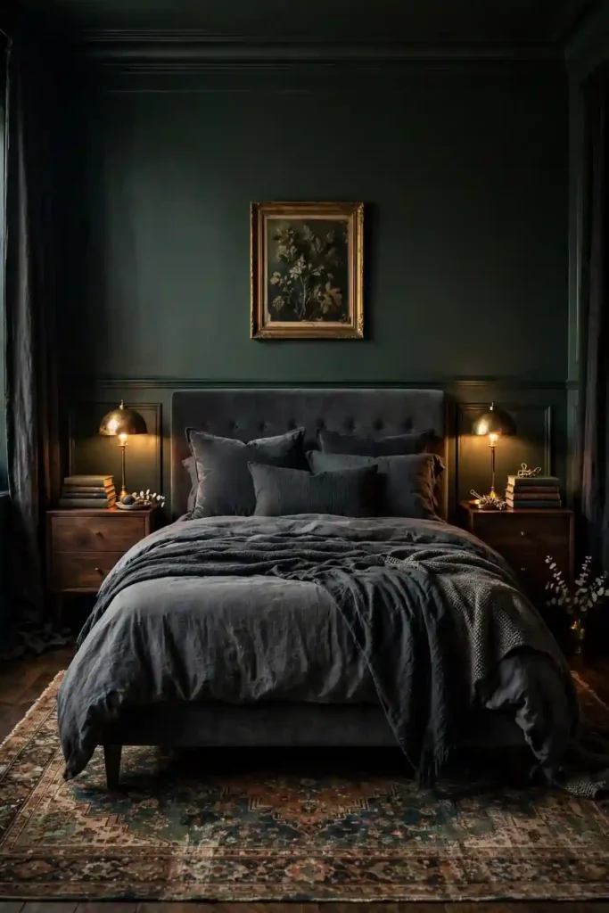 Dark Wood Nightstands