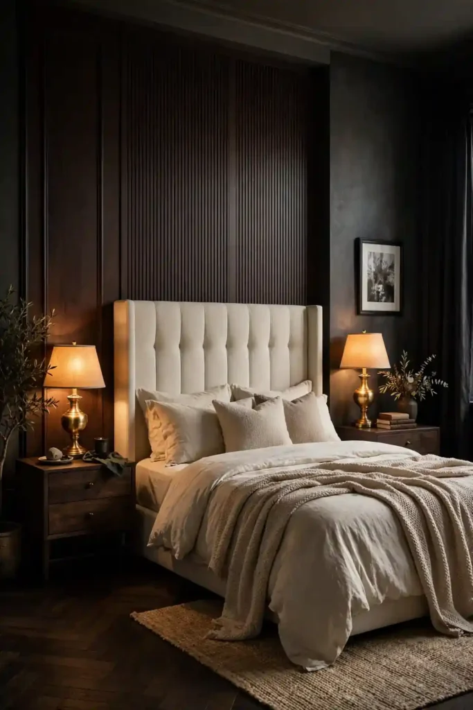 Espresso Accent Wall