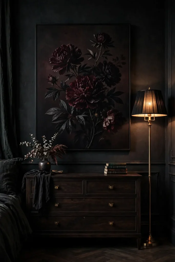 Moody Floral Art