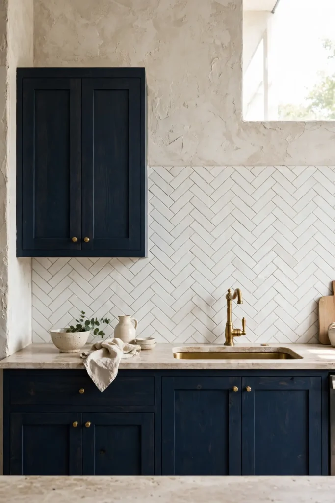 Herringbone Backsplash Charm